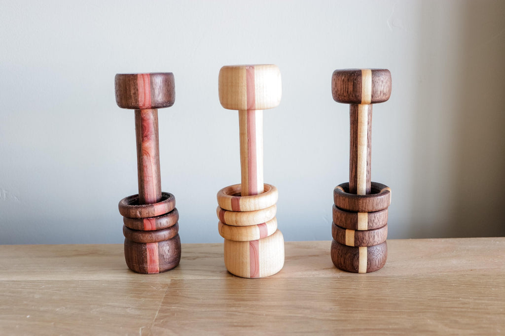 Wooden Ring Baby Rattle