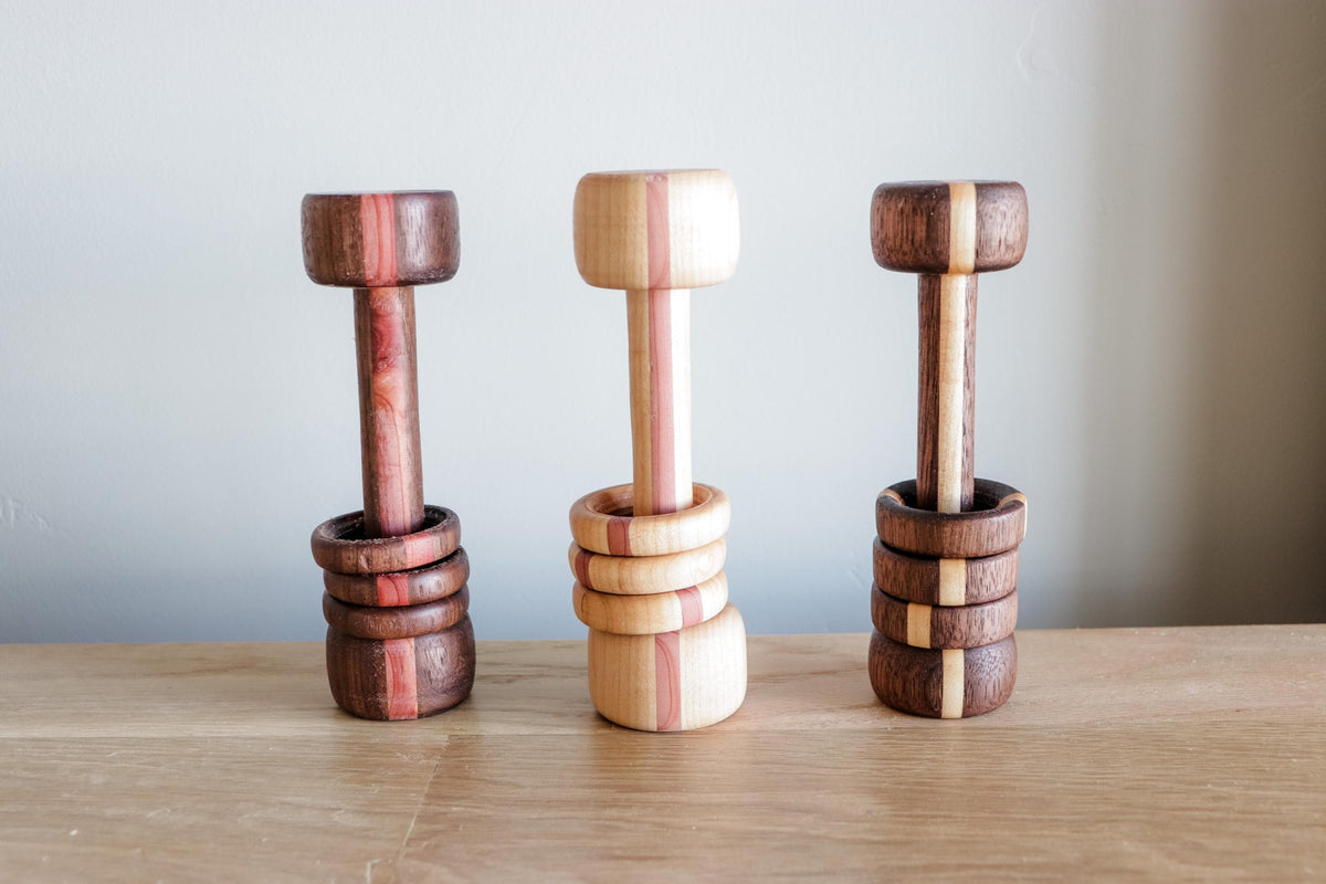 Wooden Ring Baby Rattle