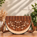 Boho Wooden Handbag