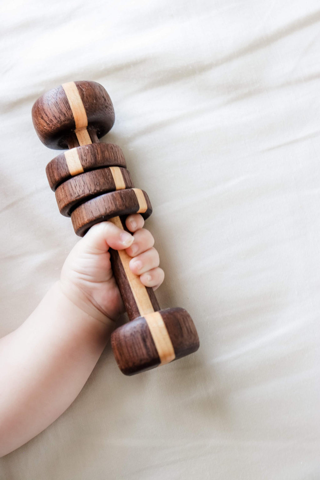 Wooden Ring Baby Rattle