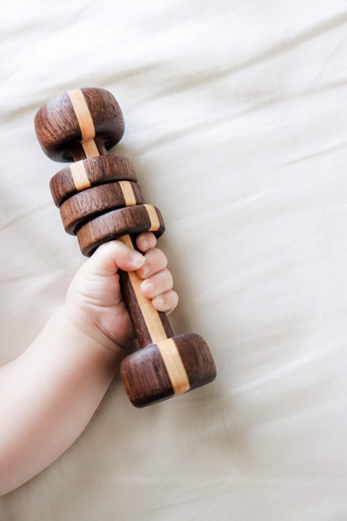 Wooden Ring Baby Rattle