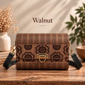 Western Boho Wooden Handbag
