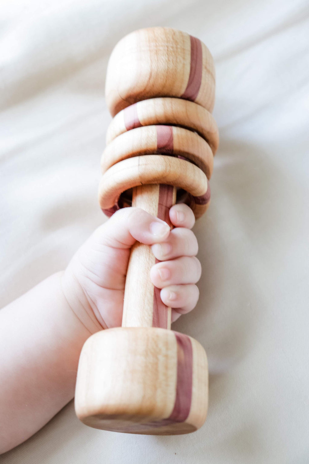 Wooden Ring Baby Rattle