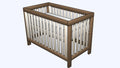 Slatted Baby Crib Build Plans
