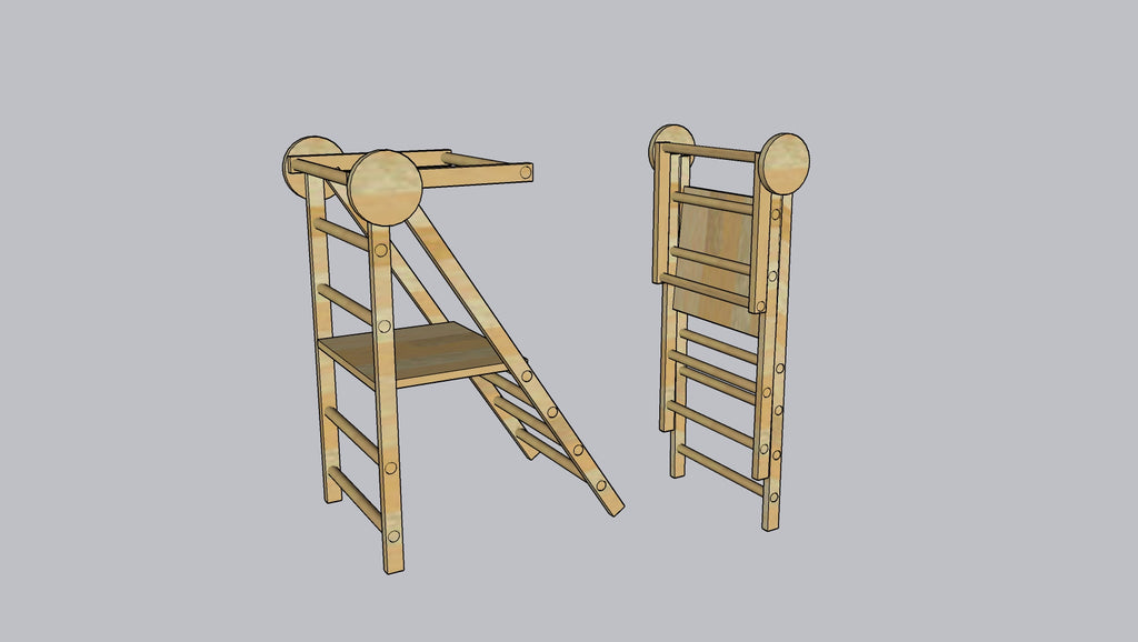 Kitchen Helper Stool Build Plans
