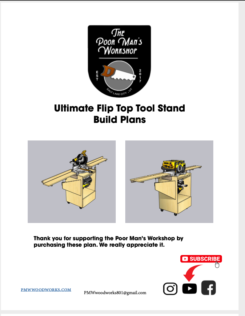 Ultimate Flip Top Tool Stand Build Plan