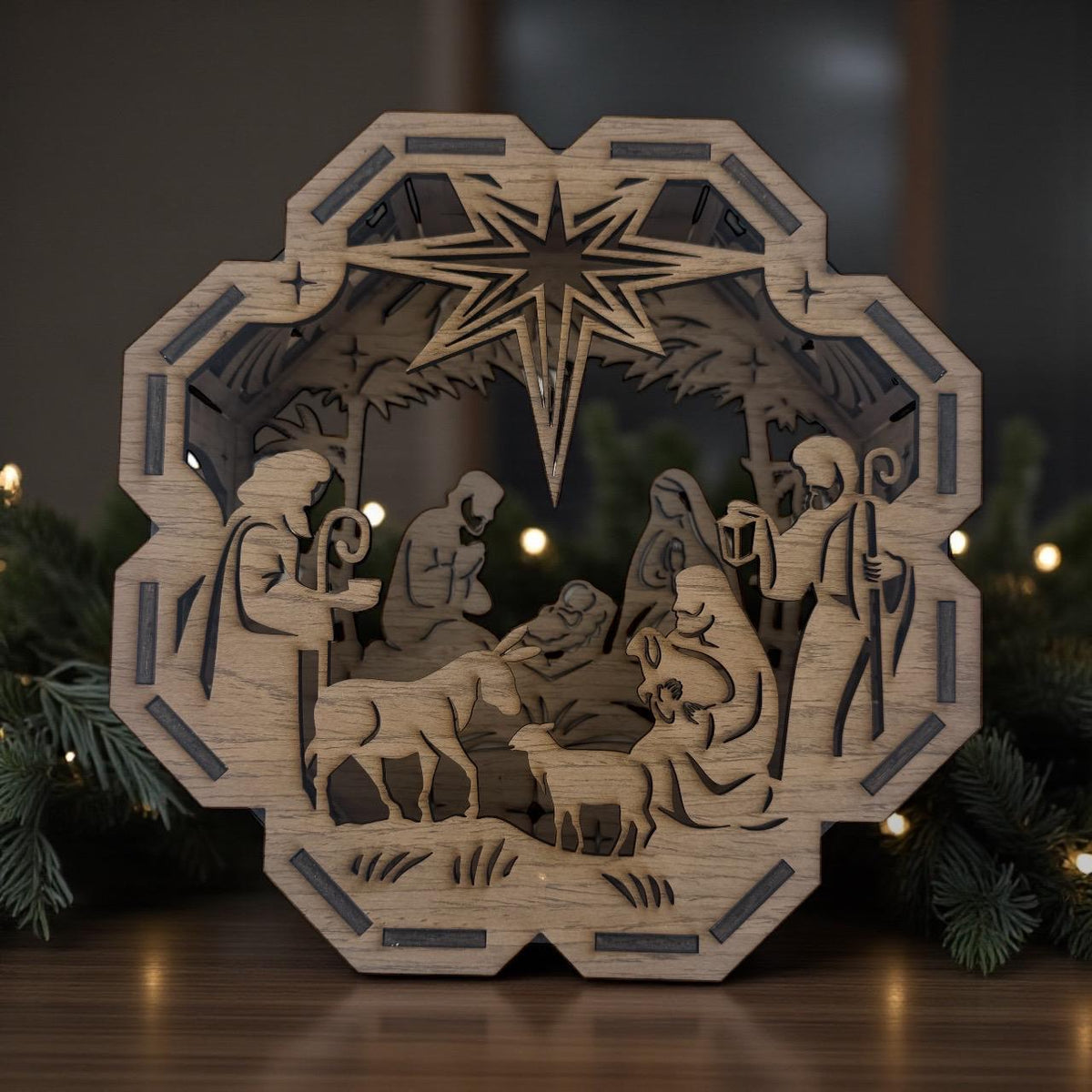 Nativity Christmas Lantern