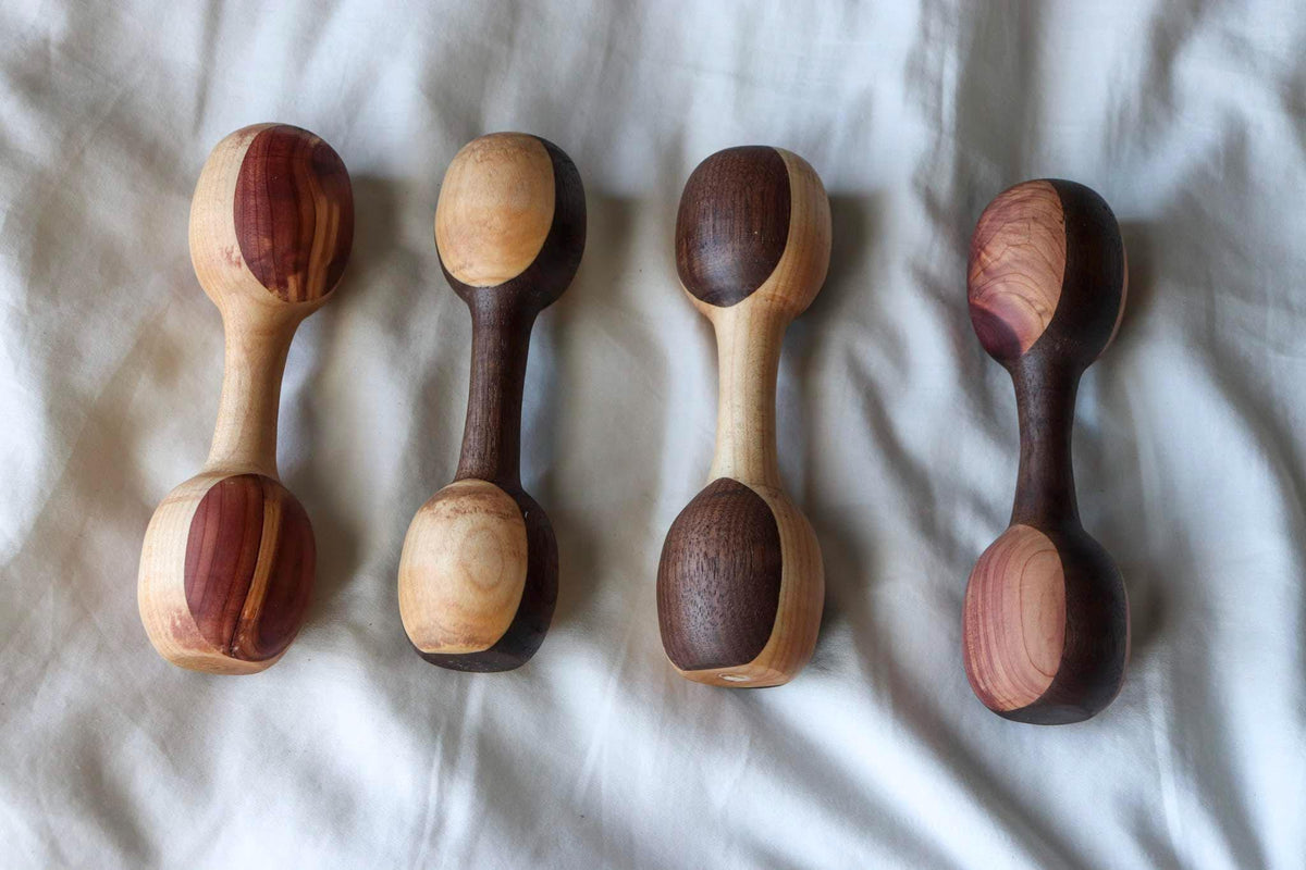 Penny Wooden Baby Rattle