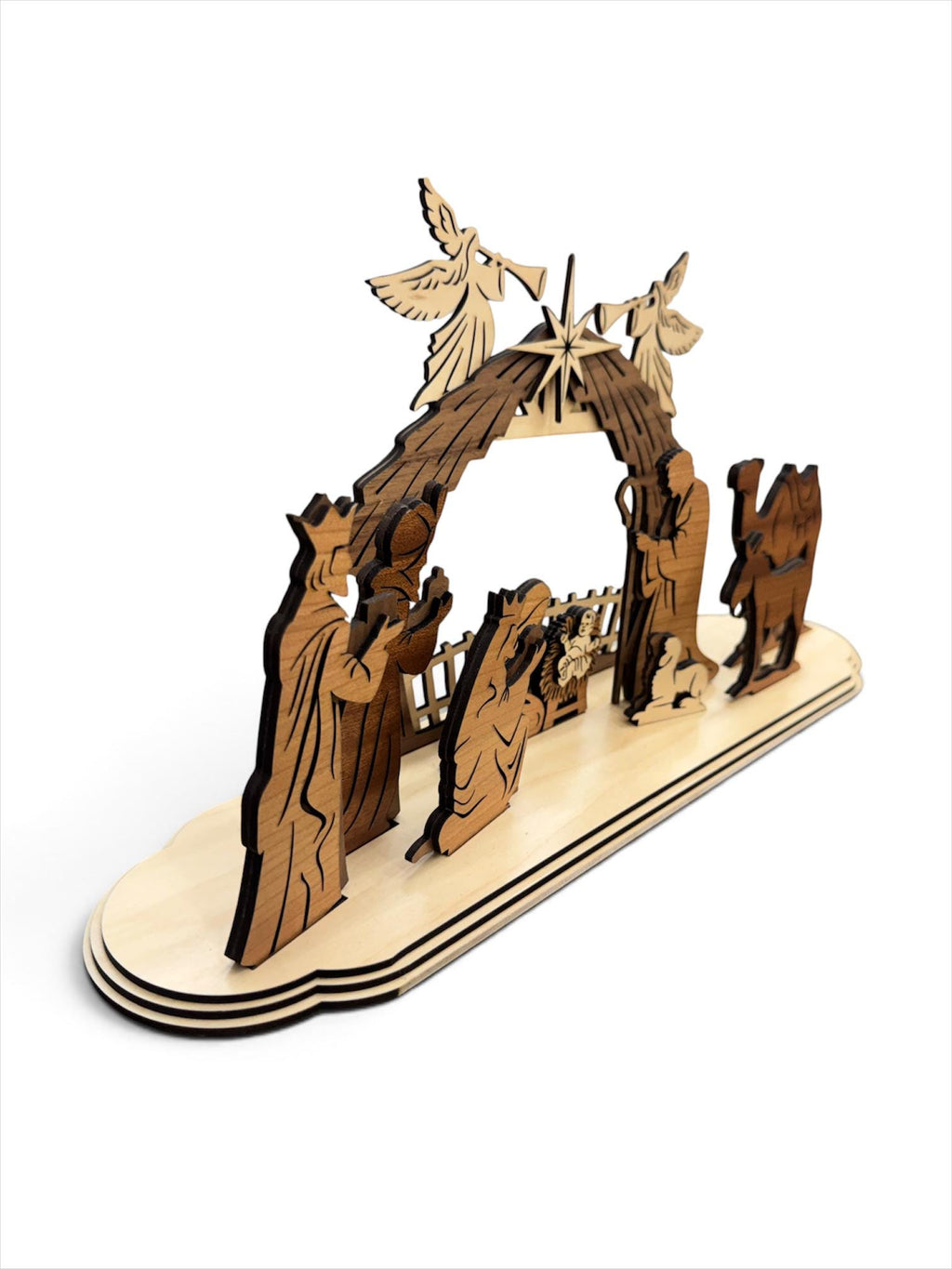 Wooden Nativity Set
