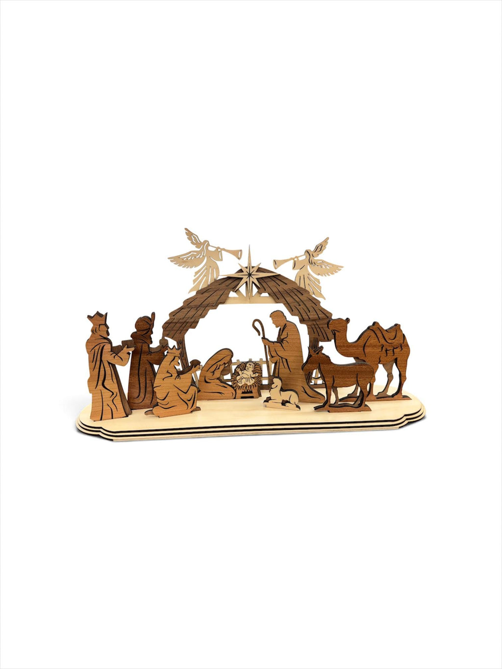 Wooden Nativity Set