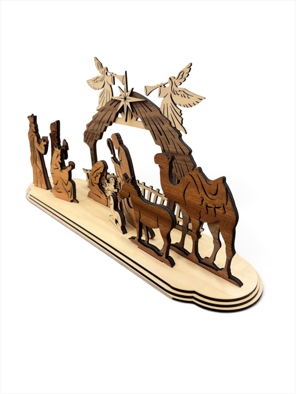 Wooden Nativity Set