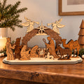 Wooden Nativity Set